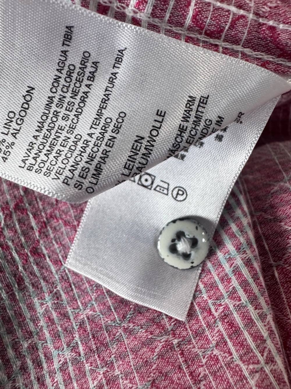 Tommy Bahama Ravenna Plaid Short Sleeve Button Down Linen Blend Men's Size XL - Picture 11 of 12